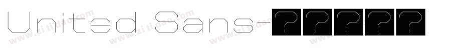 United Sans字体转换